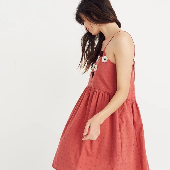 ✨2 x Host Pick✨Madewell Embroidered Sunflower Cami Dress - Picture 2 of 16